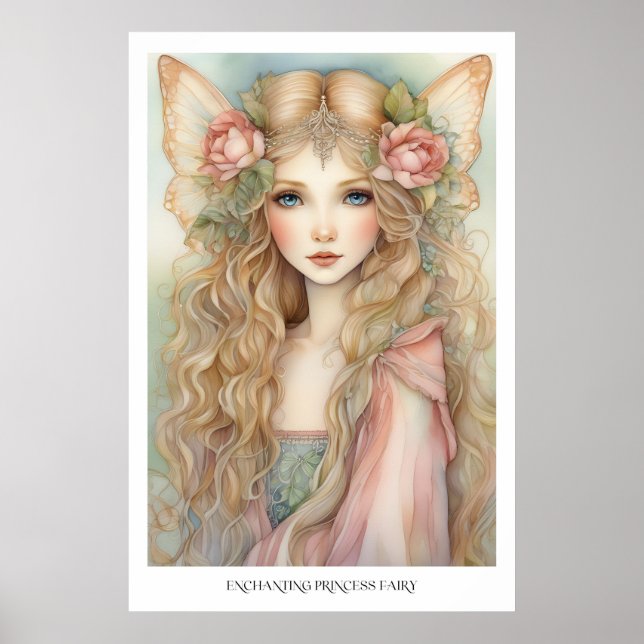 Bezaubernde Prinzessin Fairy Poster (Vorne)