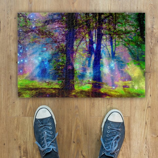 Bezaubernde Rainbow Forest Fantasy Art Puzzle (Von Creator hochgeladen)