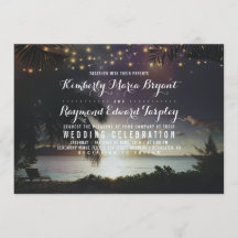 Bezaubernde Sonnenuntergang-Hochzeit