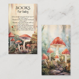 Bezaubernde Wald Toadstool Pilzbücher für Kinder Visitenkarte