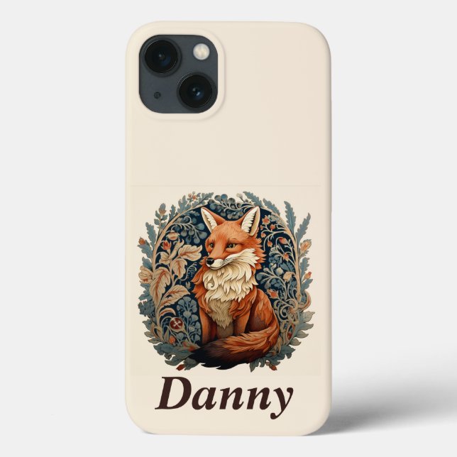 Bezaubernde Waldfoxen mit Individuelle Name Case-Mate iPhone Hülle (Rückseite)