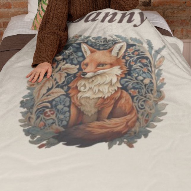 Bezaubernde Waldfoxen mit Individuelle Name Fleecedecke (Von Creator hochgeladen)