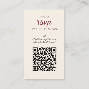 Bezaubernde Waldhochzeit Begleitkarte