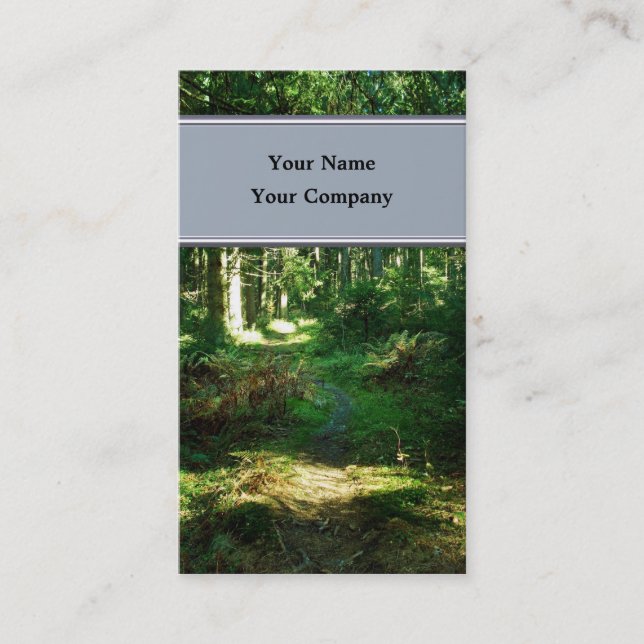 bezaubernde Waldskarte Visitenkarte (Vorderseite)