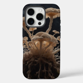 Bezaubernde waldweiße Pilze iPhone 16 Pro Hülle