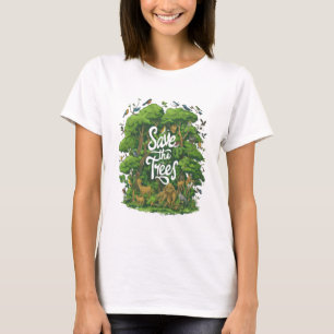 Bezaubernde Waldwelt T-Shirt
