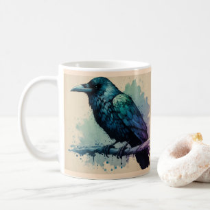 Bezaubernde Wasserfarben Kunst: Bold & Mystical Kaffeetasse