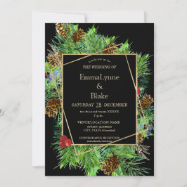 Bezaubernde Weihnachtsfeier Einladung