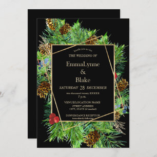 Bezaubernde Weihnachtsfeier Einladung