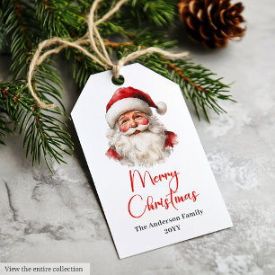 Bezaubernde Weihnachtsmann-Geschenkanhänger im sti Geschenkanhänger