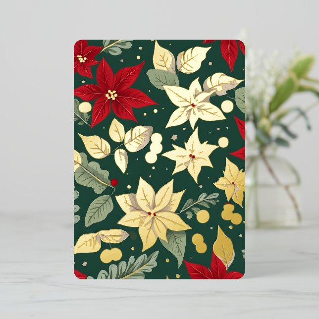 Bezaubernde Wintergärten Foto Foil Tour Folieneinladung (Stehend vorne)