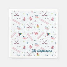 Bezaubernde Wintersportarten pink blau