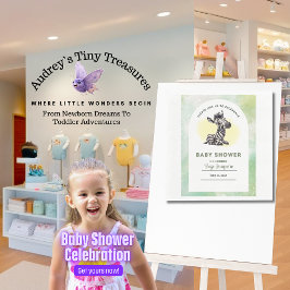 Bezaubernder Cartoon Zebra Baby Duschpapier Napkin Serviette