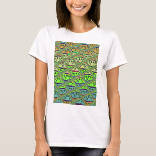 Bezaubernder eklektischer Garten Schachbrettblumen T-Shirt