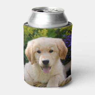 Bezaubernder Goldie Retriever-Hundewelpe, lustiges Dosenkühler