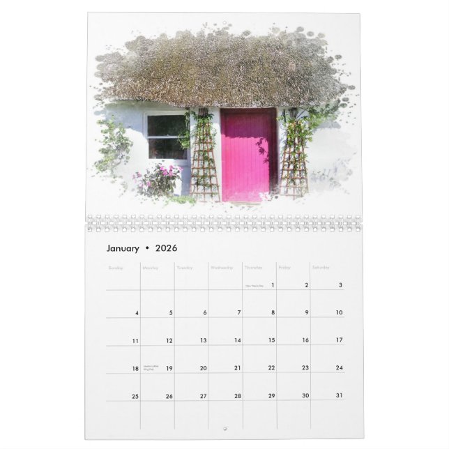 Bezaubernder Irland-Kalender Kalender (Jan 2026)