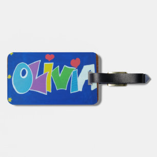 Bezaubernder Olivia-Gepäckanhänger Gepäckanhänger