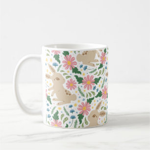 bezaubernder Osterhase & Eier Muster Kaffeetasse