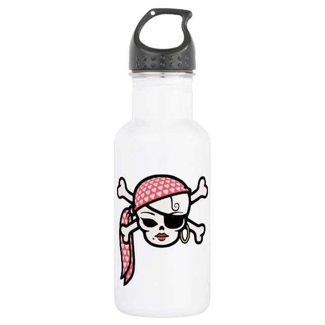 Bezaubernder Pirat Trinkflasche (Vorderseite)