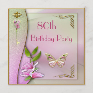 Bezaubernder Schlüssel-, Magnolien-u. Einladung