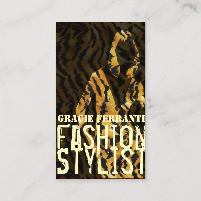 Bezaubernder Schönheits-Mädchen lFashion Visitenkarte (Vorderseite)