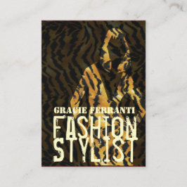 Bezaubernder Schönheits-Mädchen lFashion Visitenkarte