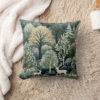 Bezaubernder Wald: Boho Weihnachten Kissen