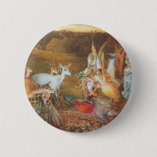 Bezaubernder Wald von Künstler John Anster Fitzger Button
