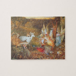 Bezaubernder Wald von Künstler John Anster Fitzger Puzzle