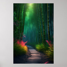 Bezauberndes Bamboo Wonderland Poster