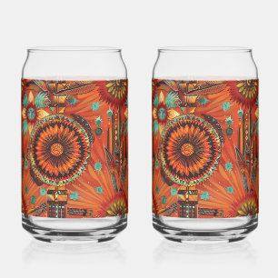 Bezauberndes blaues "kompliziertes Echoes" Getränk Dosenglas