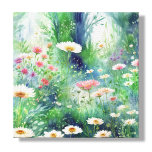 Bezauberndes Dreamy Wildblume Garden Leinwanddruck<br><div class="desc">Verwandeln Sie Ihren Raum mit der bezaubernden Schönheit dieses lebendigen Blumenmusters. Dieses Kunstwerk vereint eine traumhafte Waldlandschaft mit einer Reihe von zarten Wildblumen in Weiß-, Rosa- und Rottönen. Die Blume blühen inmitten einer sanften grünen Kulisse, mit durchströmendem Sonnenlicht und schaffen eine zauberhafte und ruhige Atmosphäre. Das Zusammenspiel von Licht und...</div>