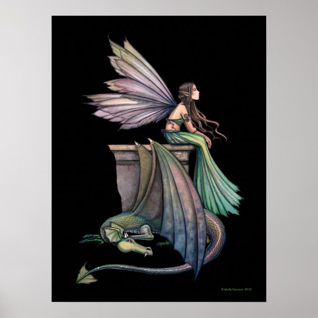 Bezauberndes Dusk Large Poster von Molly Harrison (Vorne)