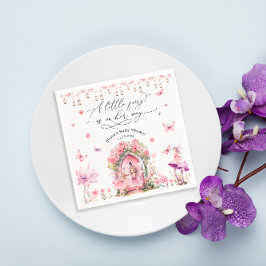 Bezauberndes Forest Fairy Flower Garden Napkins Serviette