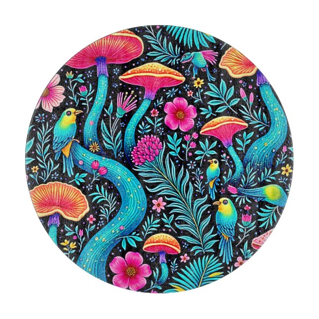 Bezauberndes Forest Whimsical Dream Design Schneidebrett (Vorderseite)