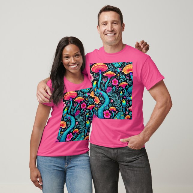 Bezauberndes Forest Whimsical Dream Design T-Shirt (Unisex)