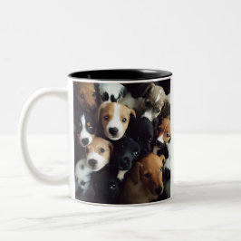 bezauberndes Foto Zweifarbige Tasse