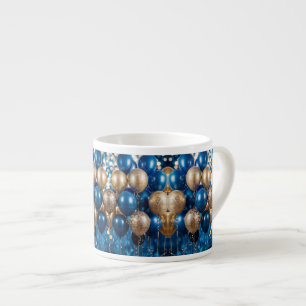 Bezauberndes Geschenk für Blue und Gold Coffee Tas Espressotasse