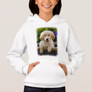 Bezauberndes Goldie Hundeniedliches Welpen-Foto Hoodie