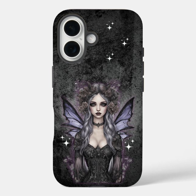 Bezauberndes Gothic Fairy Design Case-Mate iPhone Hülle (Rückseite)