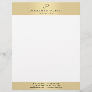 Bezauberndes Imitat-Goldelegantes Briefbogen