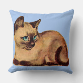 bezauberndes Katzenkätzchen von Siam Kissen