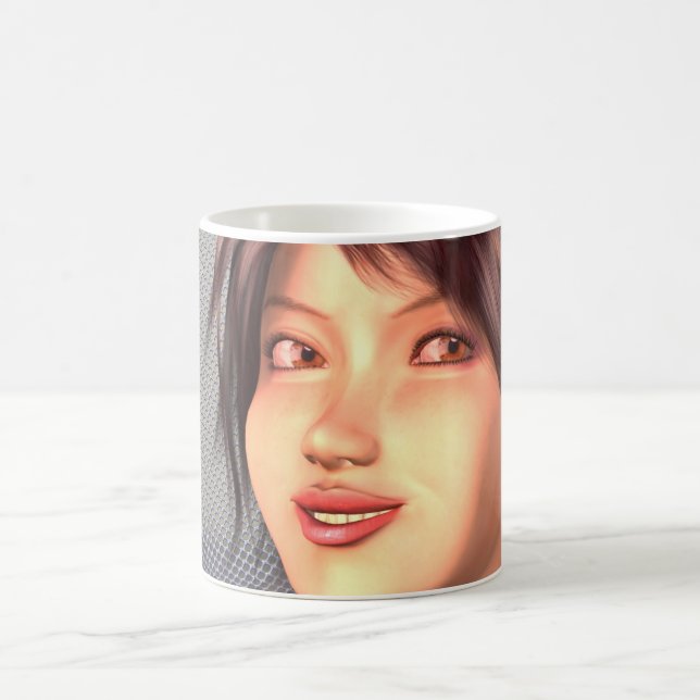 bezauberndes Lächeln Tasse (Mittel)