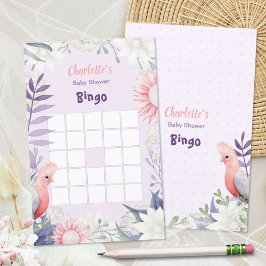 Bezauberndes Lavender Whimsical Baby Shower Bingo