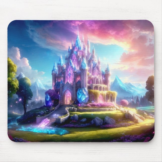 Bezauberndes Märchengletscher Mousepad (Vorne)