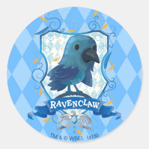 Bezauberndes RAVENCLAW™ Wappen Harry Potter   Runder Aufkleber