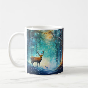 Bezauberndes Schneewald Artwork-82109 Kaffeetasse