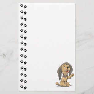 Bezauberndes Sitzen in der Puppy-Stage Briefpapier