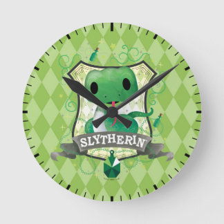 Bezauberndes SLYTHERIN™ Wappen Harry Potter | Runde Wanduhr
