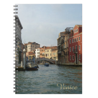 Bezauberndes Venedig Waterway Foto Spiral Notebook Notizblock